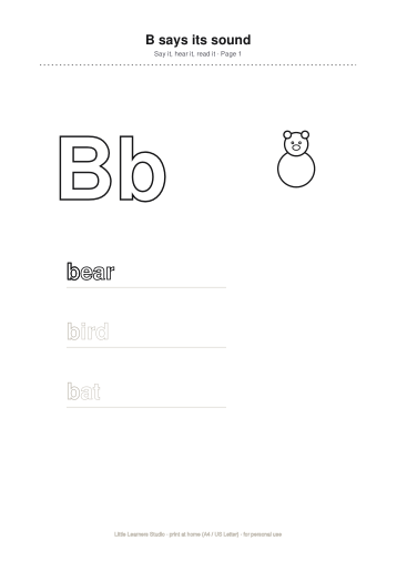 First Phonics Sounds page preview 1