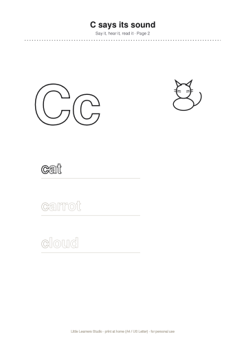 First Phonics Sounds page preview 2