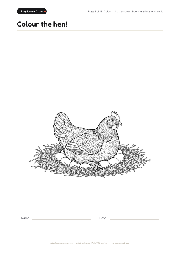 Farm Friends Coloring Pack