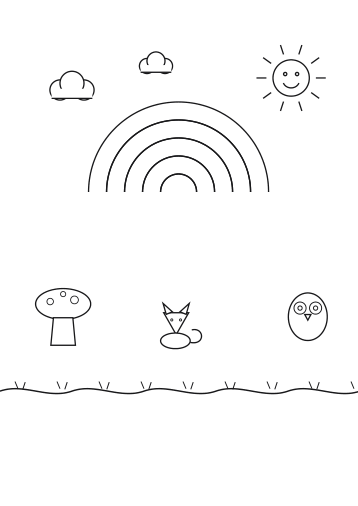 Woodland Animals Storybook Scenes Vol. 2 page preview 1