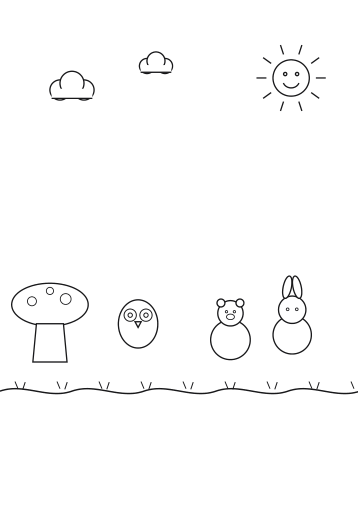 Woodland Animals Storybook Scenes Vol. 2 page preview 3