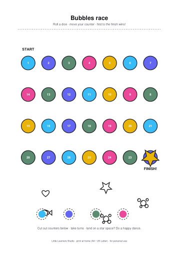 Printable Board Game Pack page preview 3