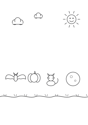 Halloween Storybook Scenes Vol. 1 page preview 2