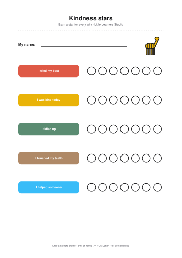 Farm Friends Reward Chart Set page preview 2