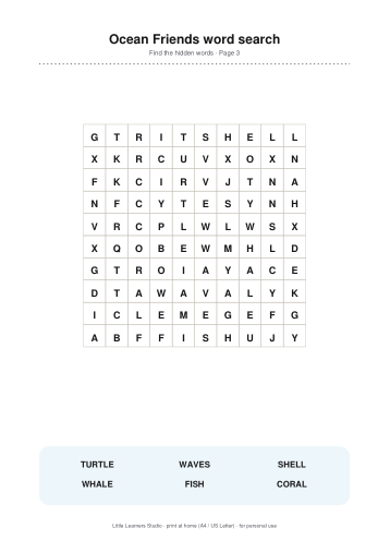 Word Search Adventures page preview 3