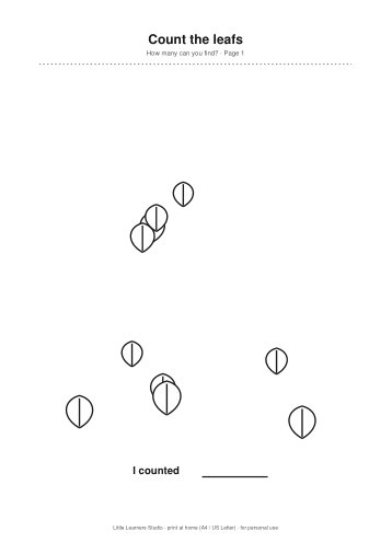 Nature Activity Pack page preview 1