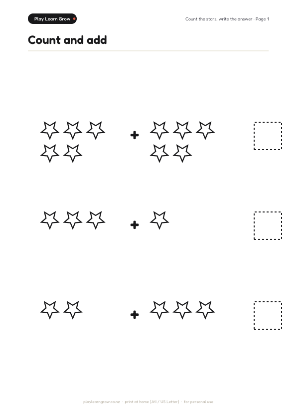 Add & Take Away — Math to 10