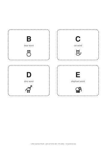 Alphabet Flashcards page preview 1