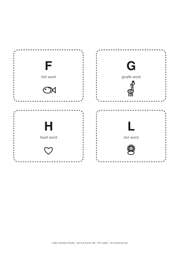 Alphabet Flashcards page preview 2