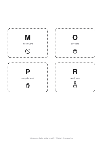 Alphabet Flashcards page preview 3