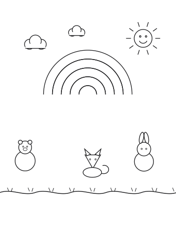 Woodland Animals Storybook Scenes Vol. 1 page preview 1
