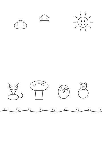 Woodland Animals Storybook Scenes Vol. 1 page preview 2
