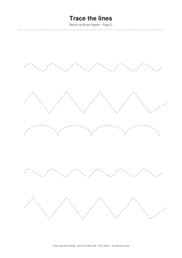My First Tracing — Big Lines page preview 3