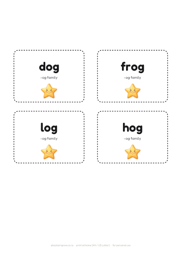Dyslexia-Friendly Phonics Flashcards page preview 2