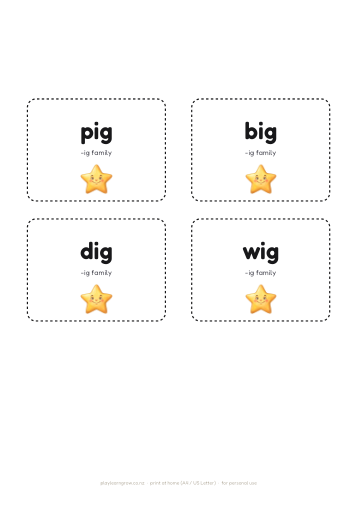 Dyslexia-Friendly Phonics Flashcards page preview 3