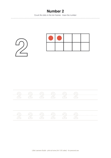 Ten-Frame Counting Mats 1–20 page preview 2