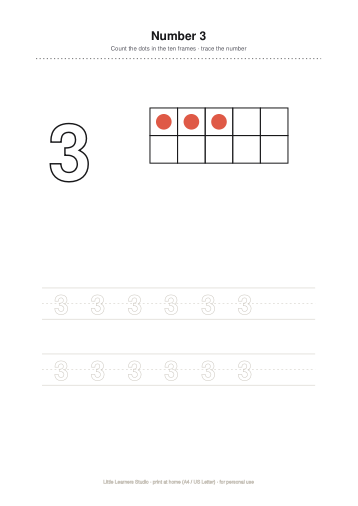 Ten-Frame Counting Mats 1–20 page preview 3