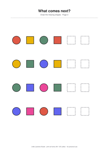 Rainbows Activity Pack page preview 3