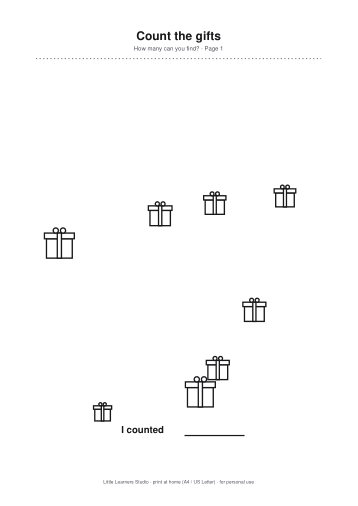 Christmas Activity Pack page preview 1