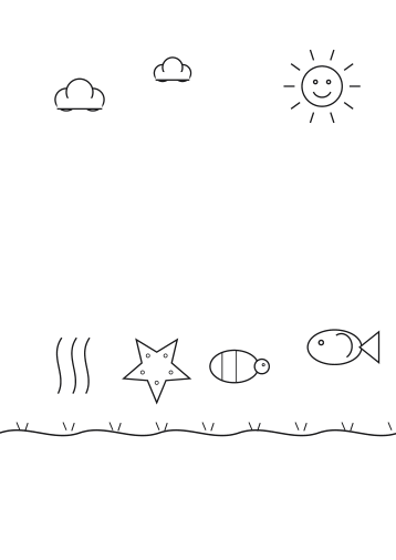 Ocean Friends Storybook Scenes Vol. 1 page preview 2