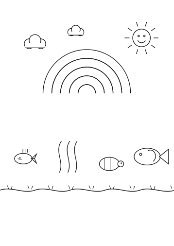 Ocean Friends Storybook Scenes Vol. 1 page preview 3