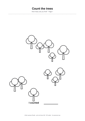 Woodland Animals Activity Pack page preview 1