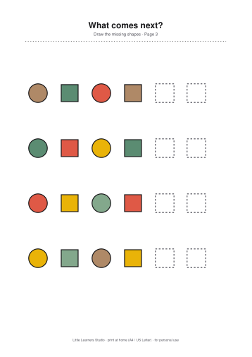 Woodland Animals Activity Pack page preview 3