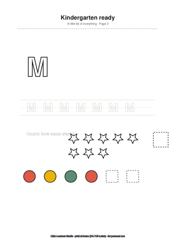 School Readiness Pack page preview 3