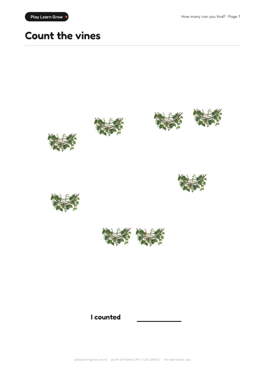 Count the vines page preview 1