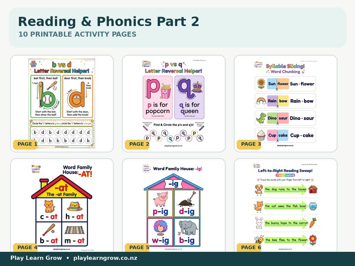 Reading and Phonics Practice Pack – Part 2 preview 2
