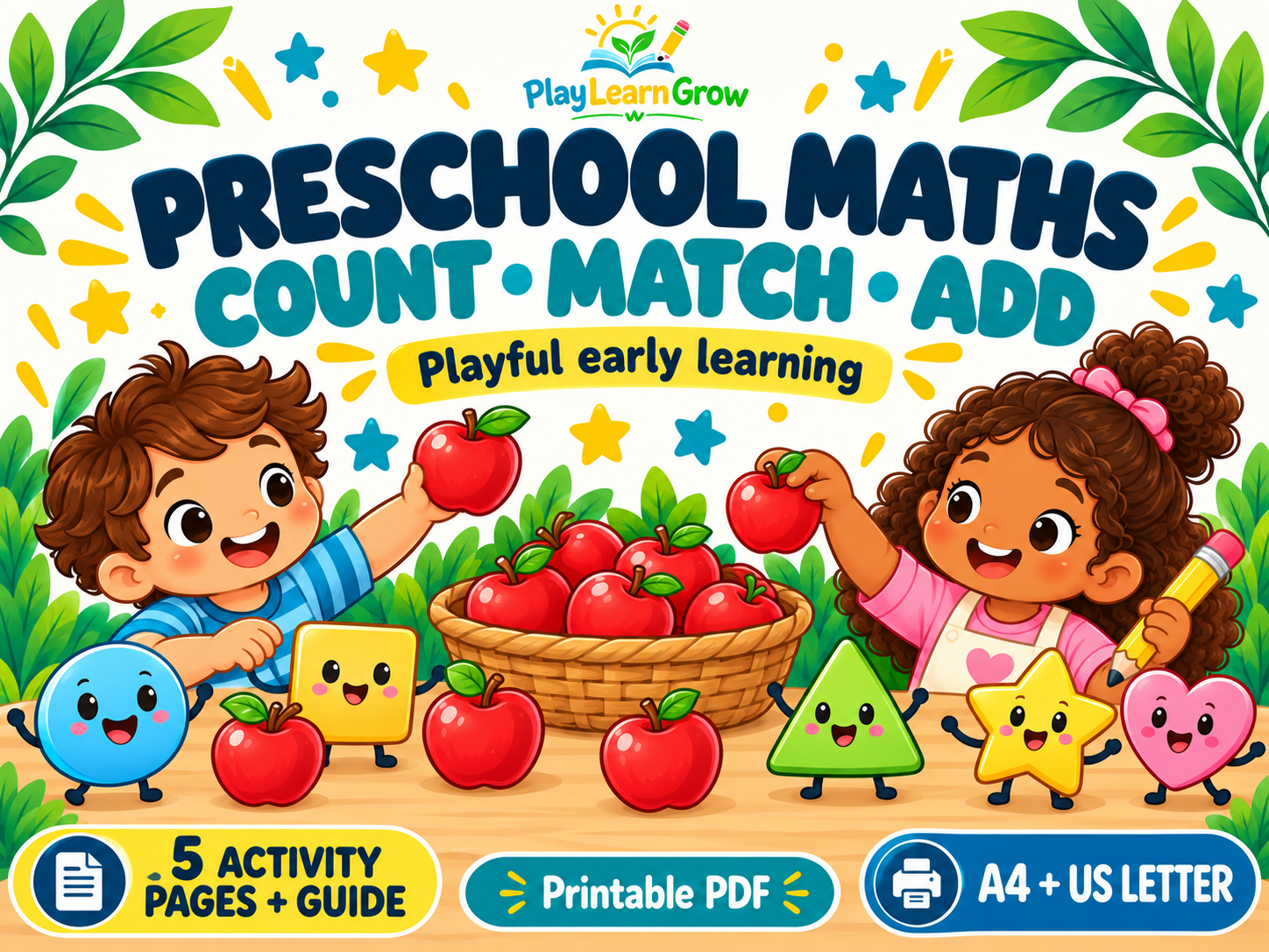 Preschool Maths - Count Match Add