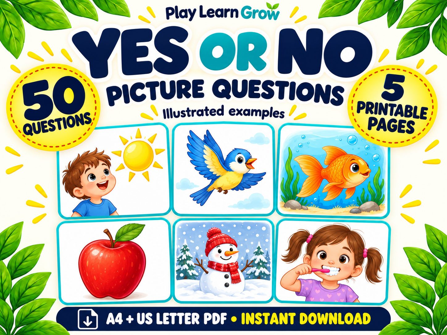 Yes or No Picture Questions