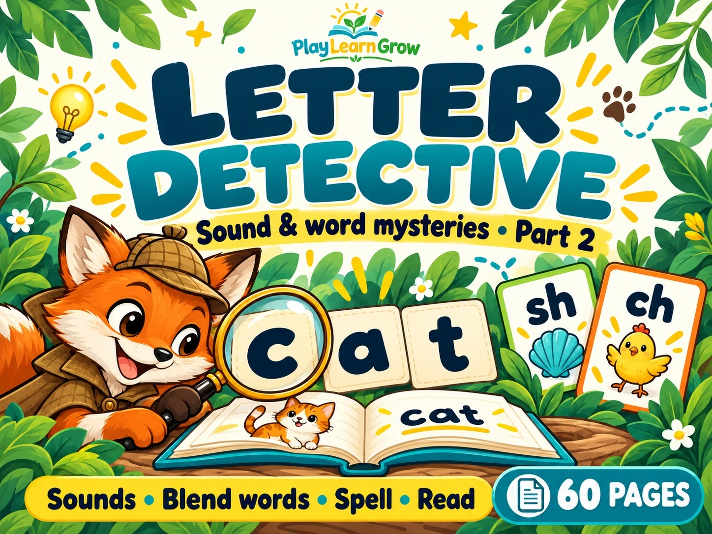 Letter Detective Adventure - Part 2: The Sound & Word Mystery Files