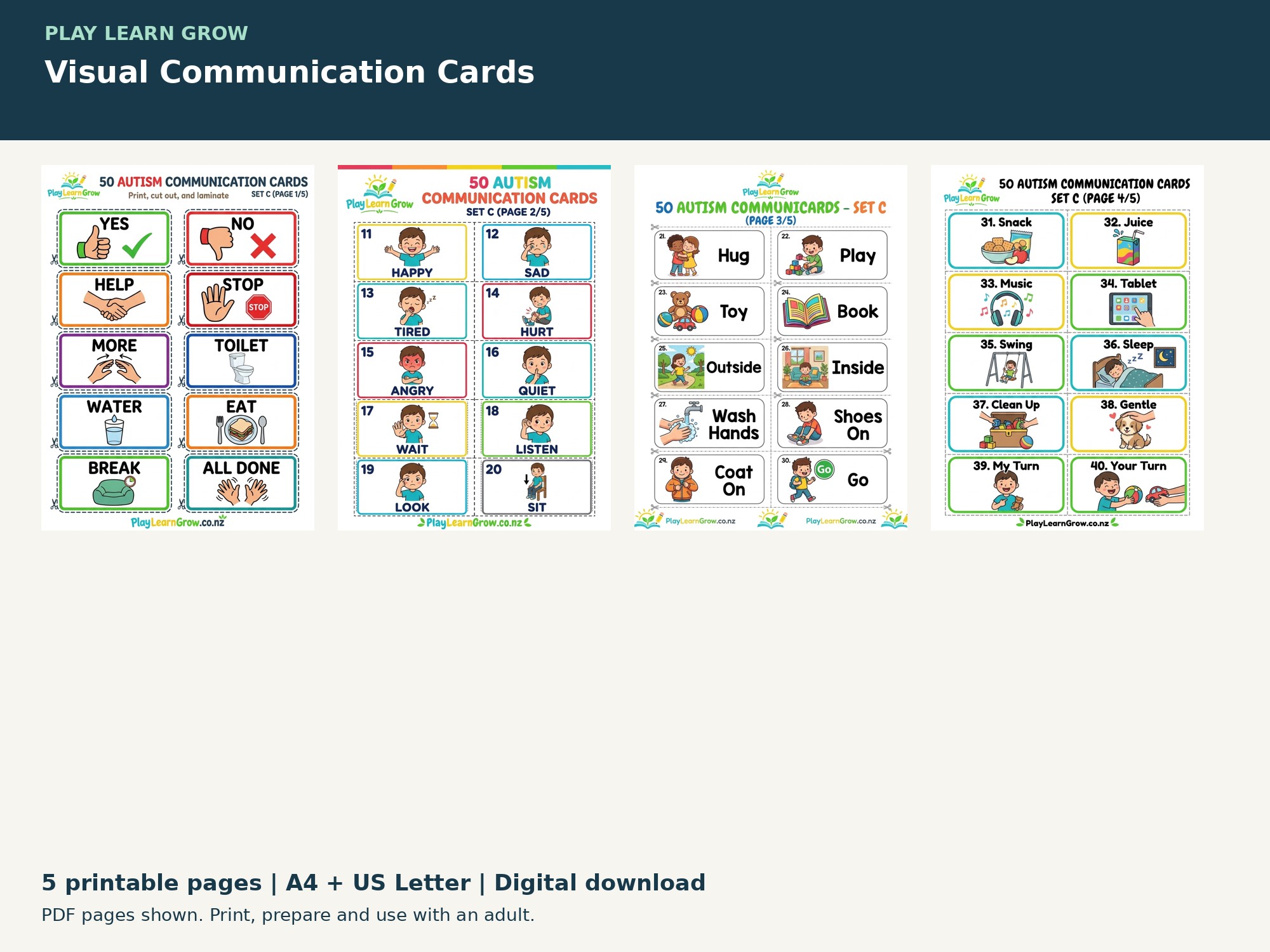 Visual Communication Cards preview 2