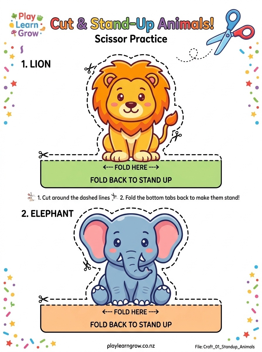 Fine Motor and Scissor Skills Mini Activity Pack preview 4