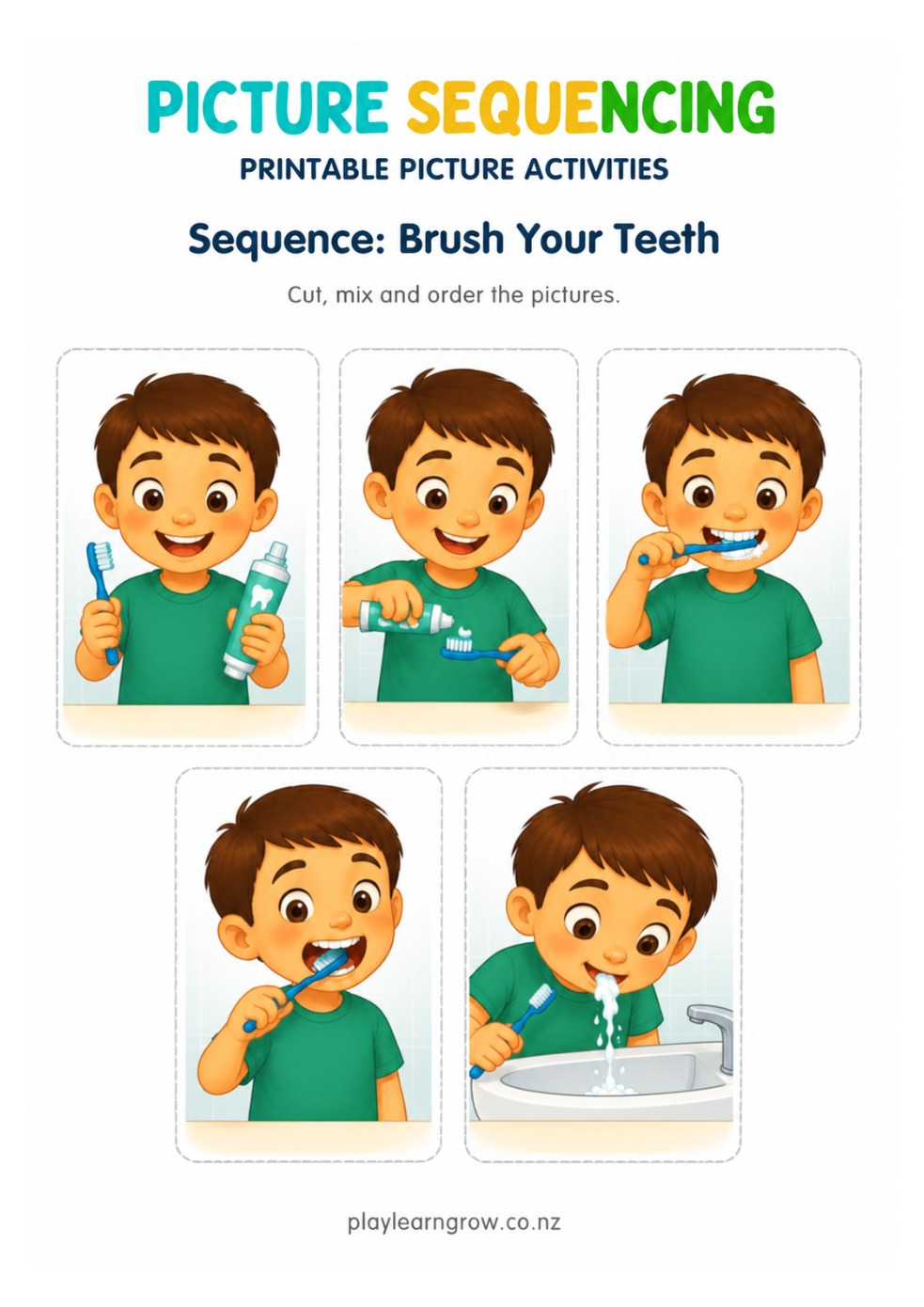 Picture Sequencing Activities preview 8