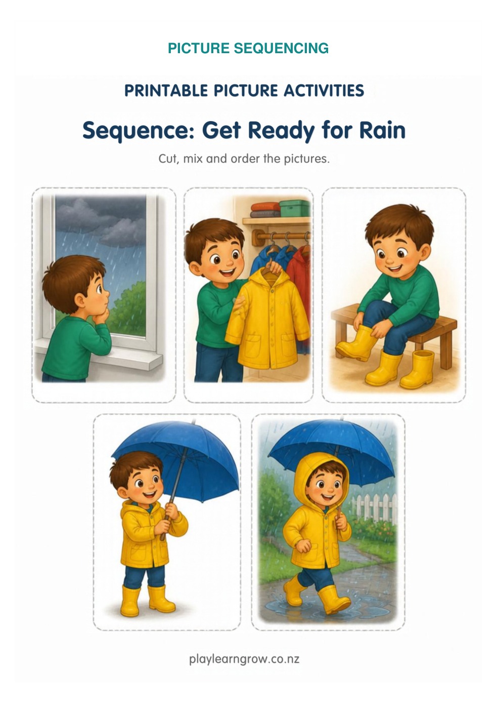 Picture Sequencing Activities preview 10