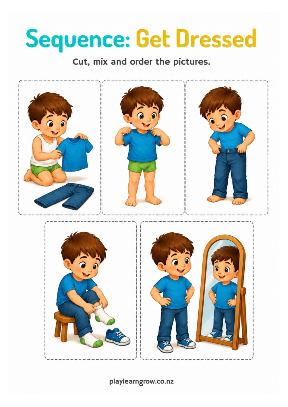 Picture Sequencing Activities preview 7
