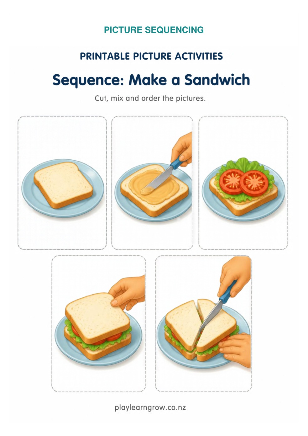 Picture Sequencing Activities preview 9