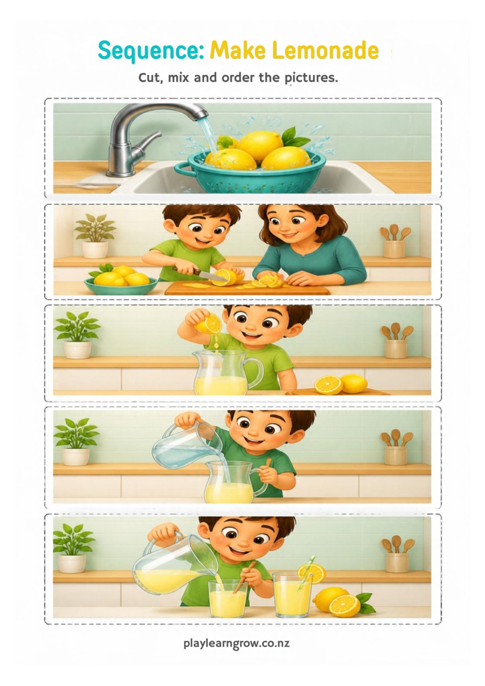 Picture Sequencing Activities preview 3