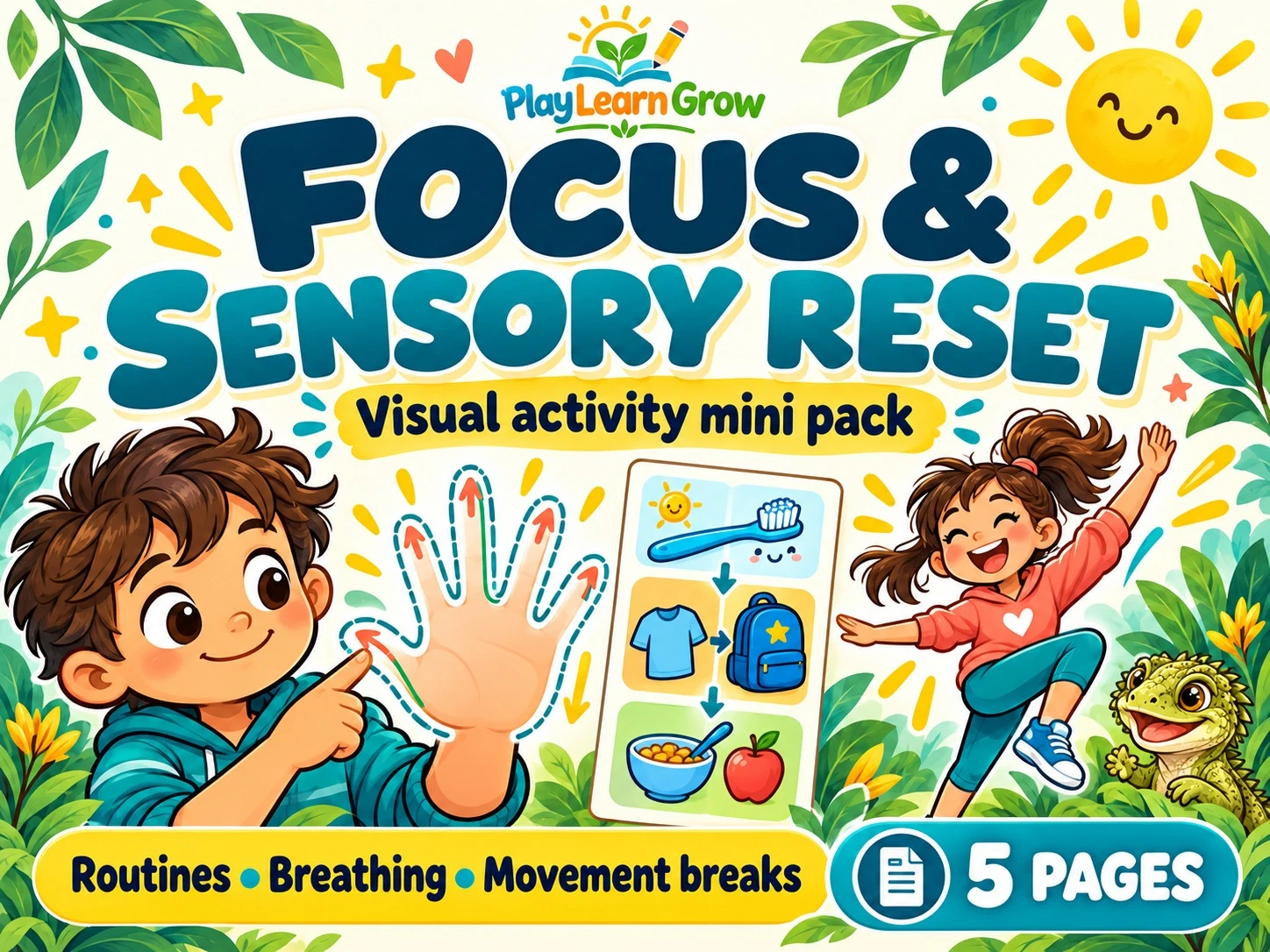 ADHD Focus and Sensory Regulation Visual Activity Pack