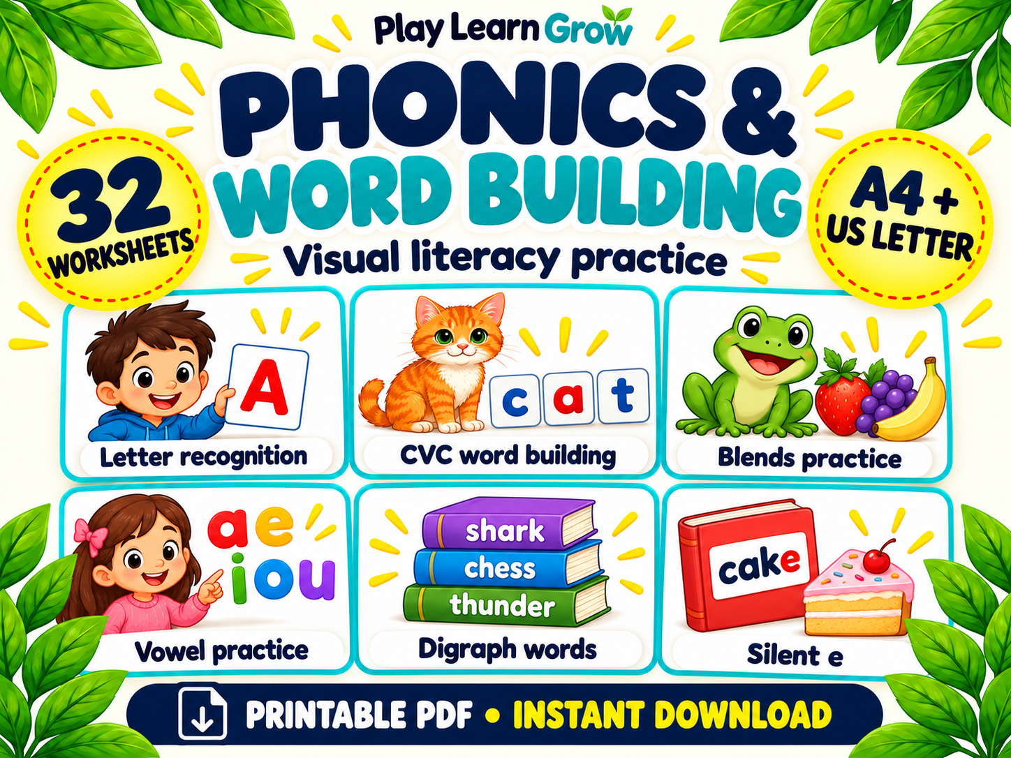 Dyslexia-Friendly Phonics & Word Building