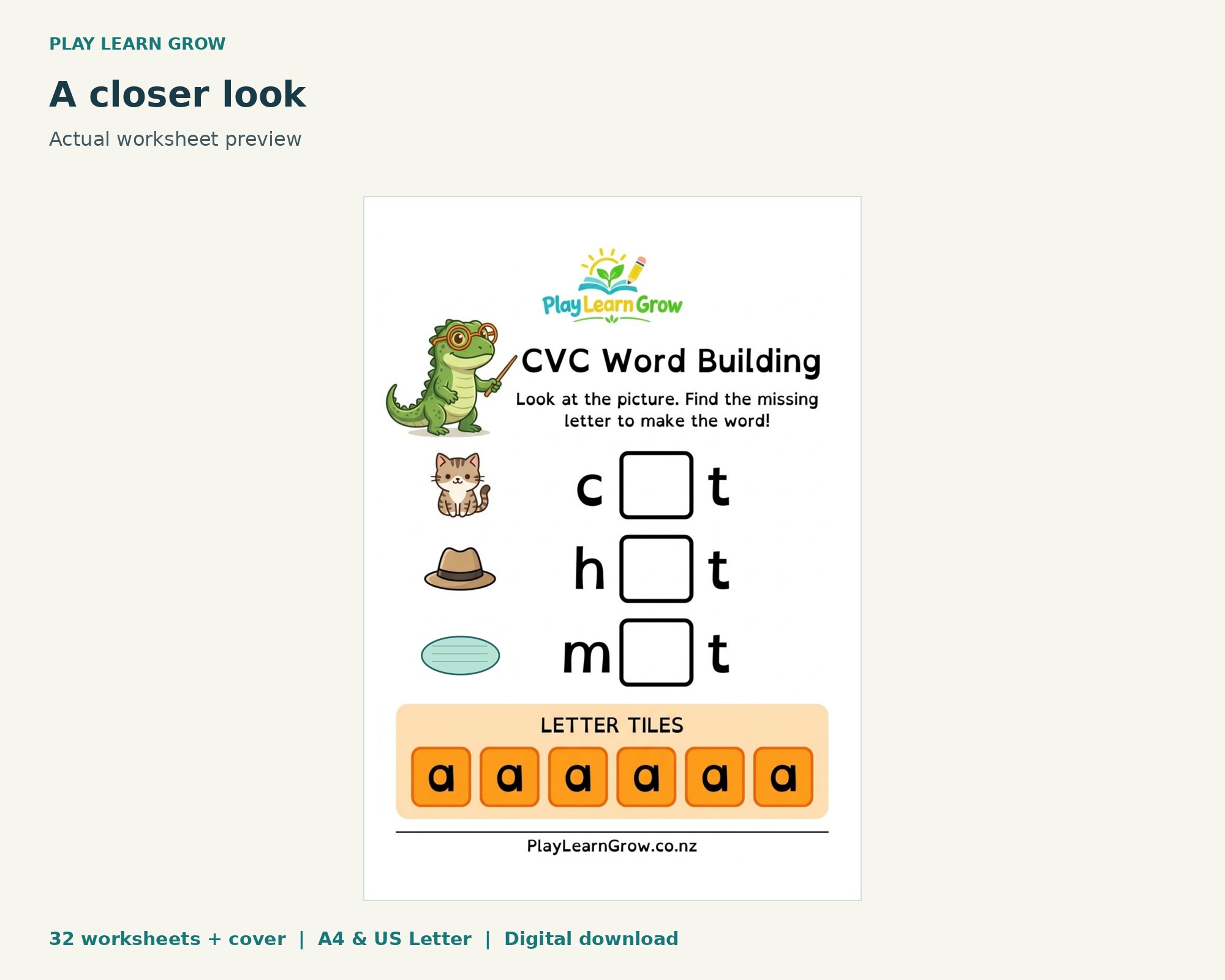 Dyslexia-Friendly Phonics & Word Building preview 4