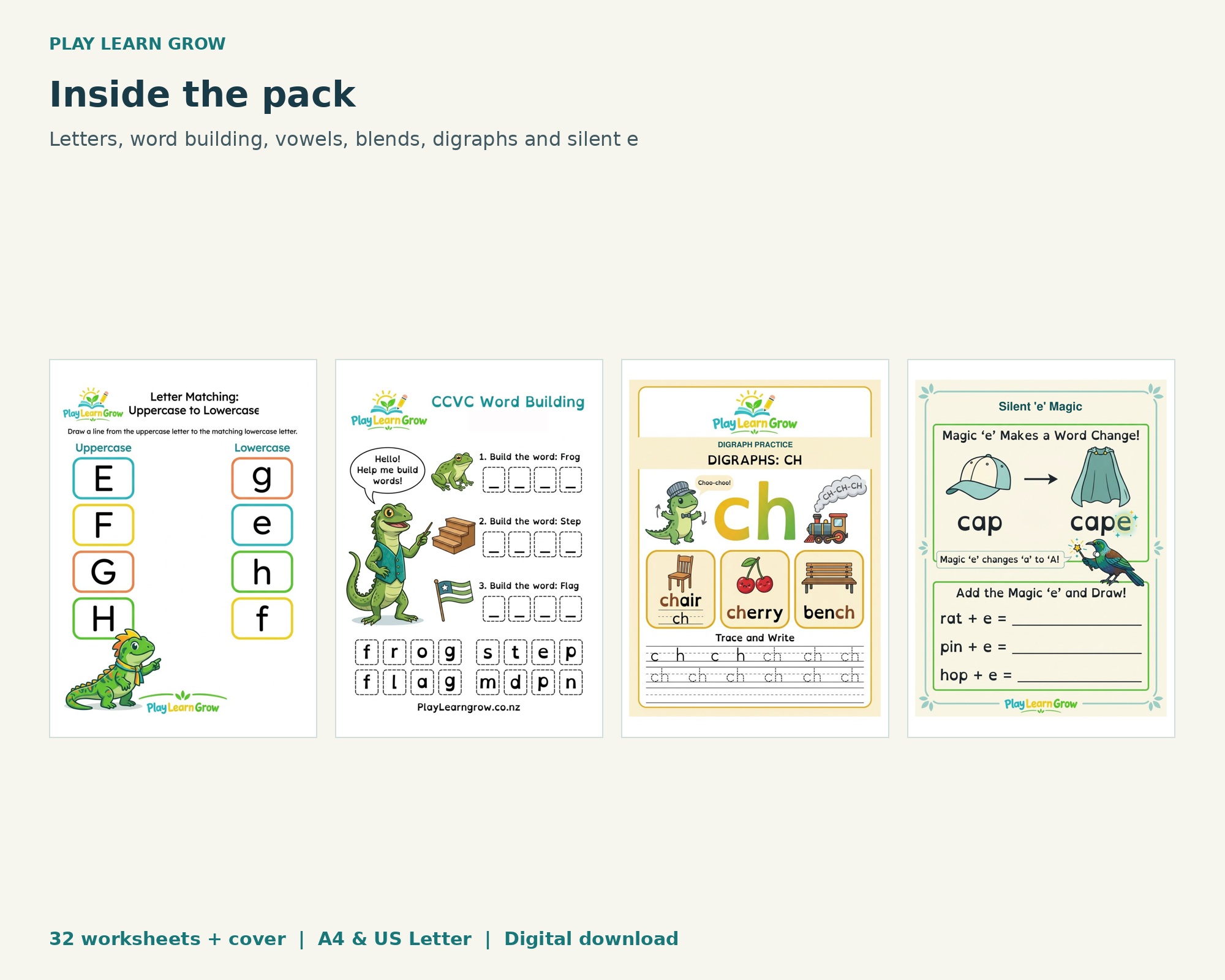 Dyslexia-Friendly Phonics & Word Building preview 2