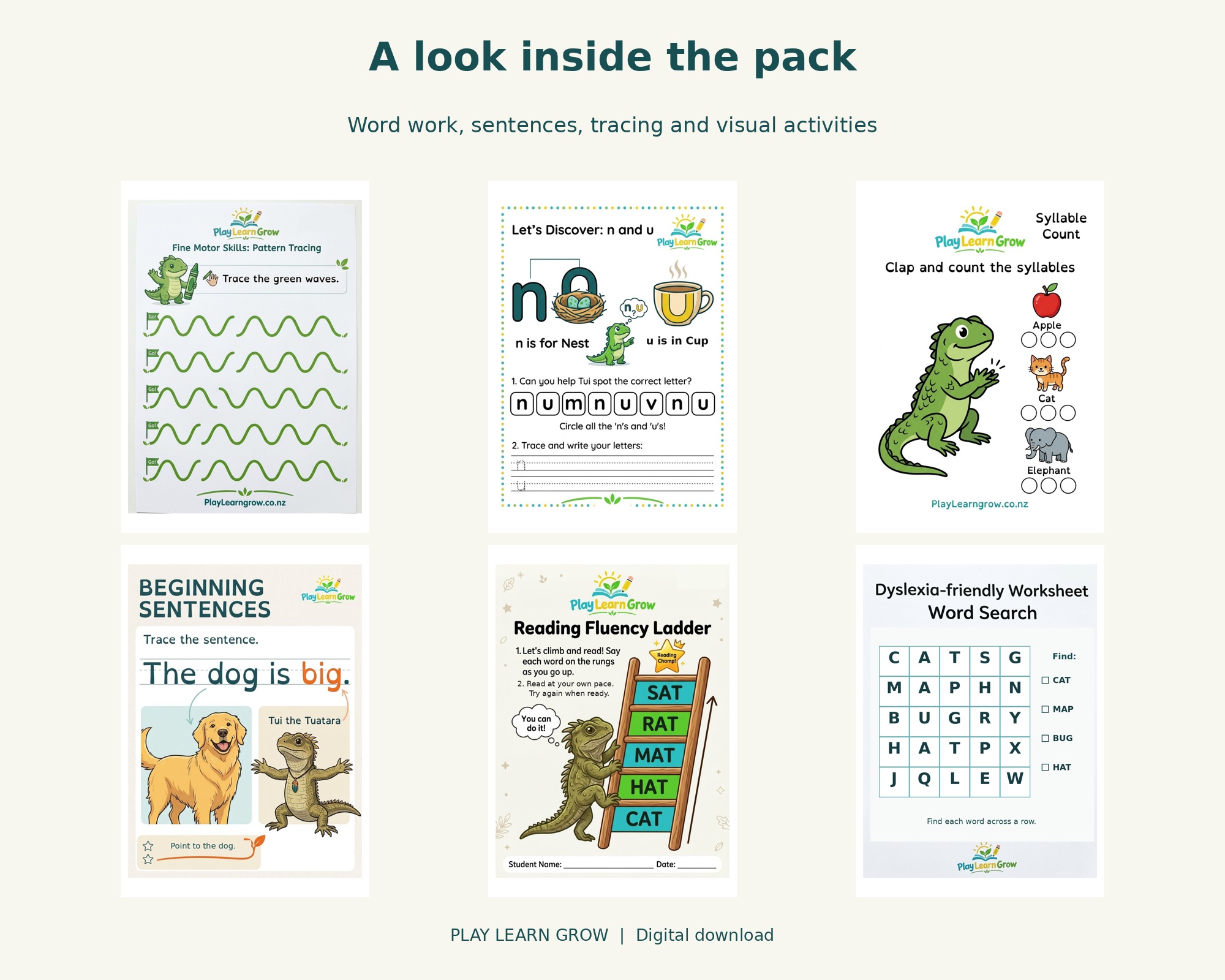 Reading Fluency & Visual Skills preview 2