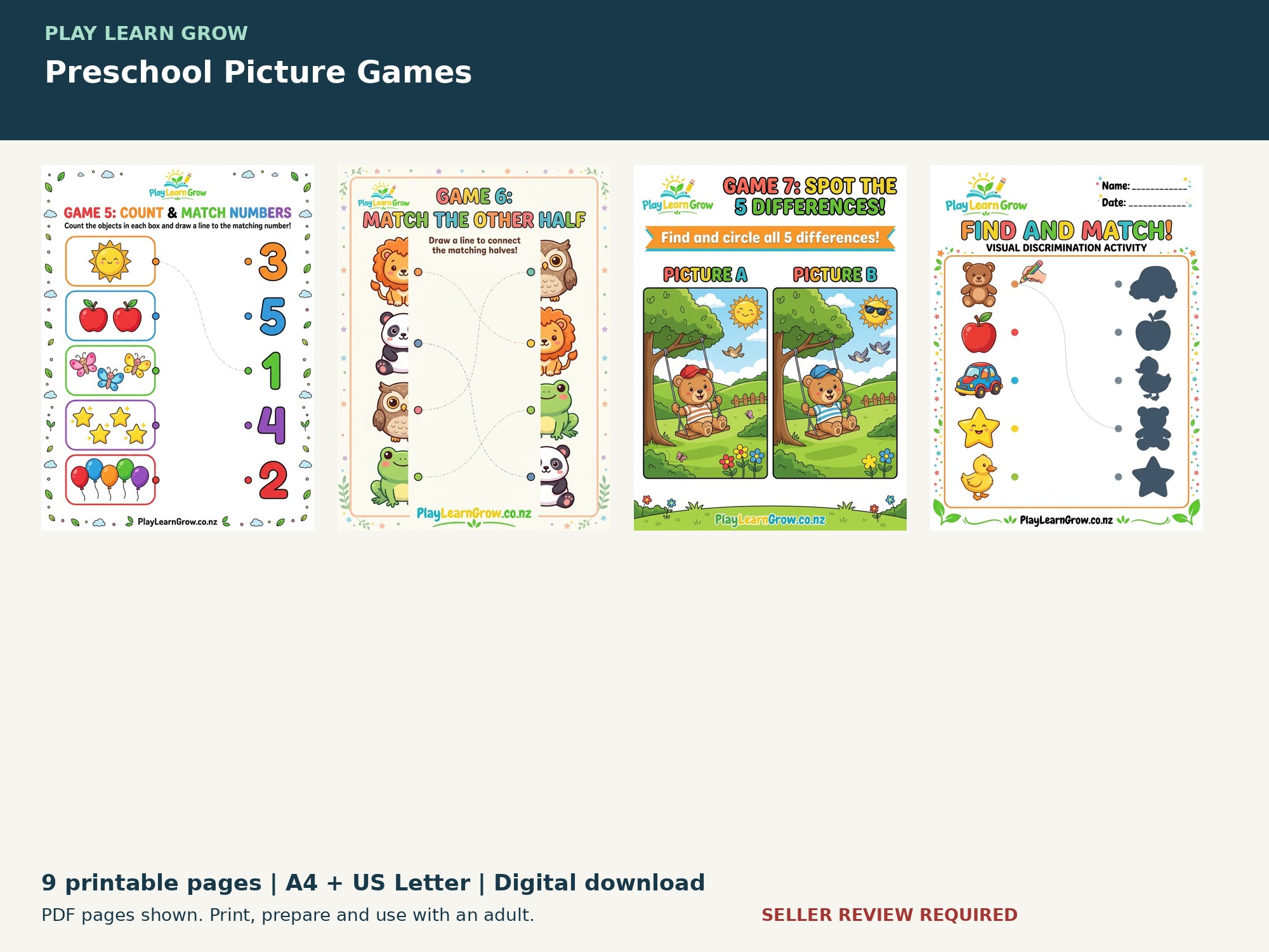 Preschool Picture Games preview 3