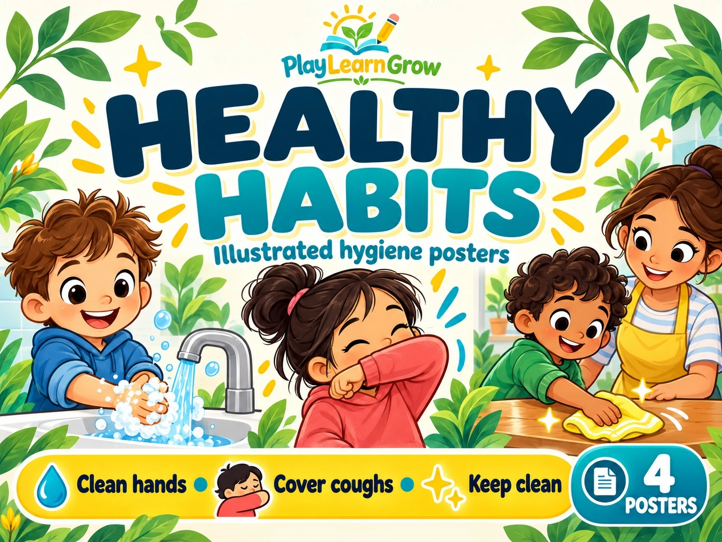 Healthy Habits - Hygiene Posters