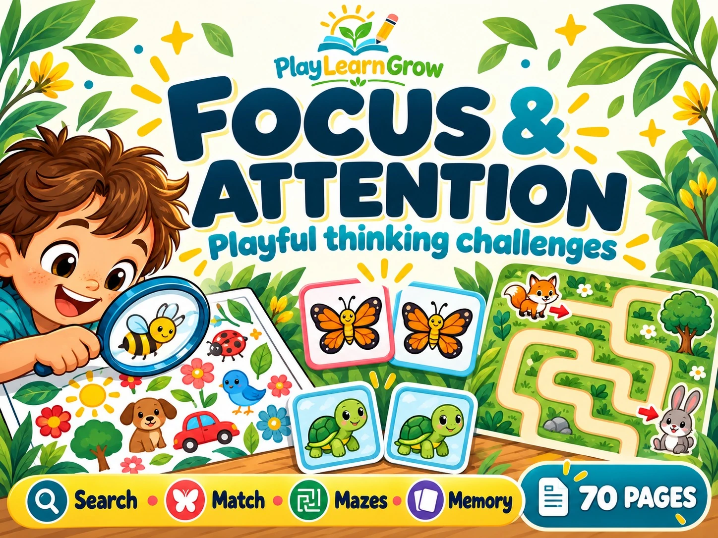 Focus & Attention Workbook
