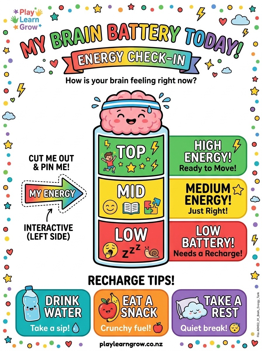 ADHD Superpower Skills – Focus and Calm Activity Pack, Part 2 preview 3