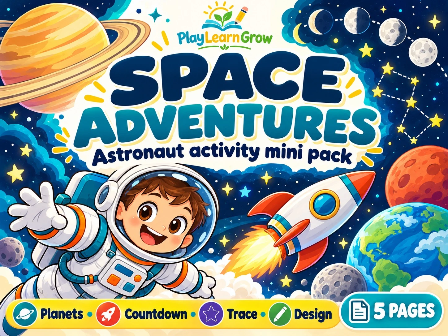 Space Learning and Astronaut Activity Mini Pack